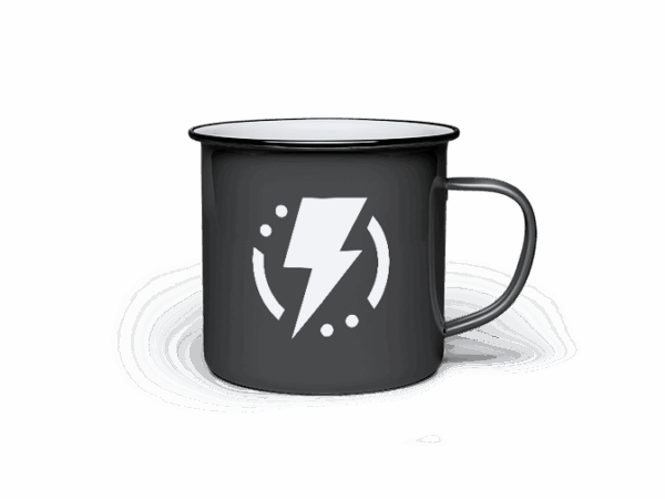 White Enamel Mug - Image 3