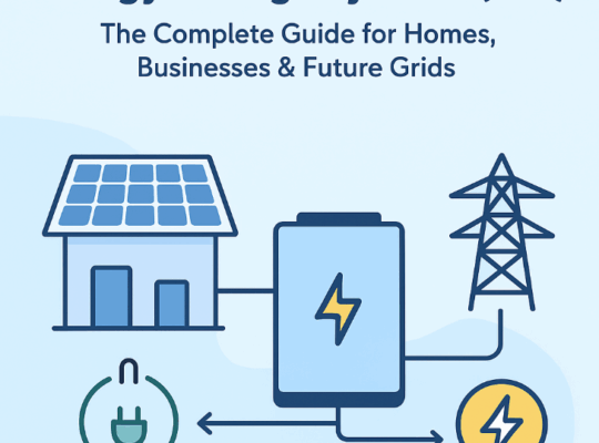 Energy Storage Systems (ESS): The Complete Guide for Homes, Businesses & Future Grids