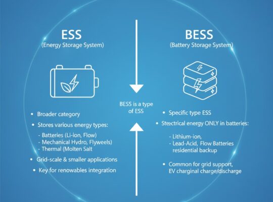 ESS vs BESS: What’s the Difference? The Complete Guide (2025)